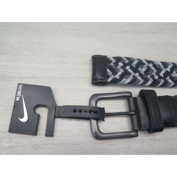 Nike S5045929A Men's Sz M (36-38) Black Multi G Flex Webbed Braided Golf Belt - Picture 10 of 10